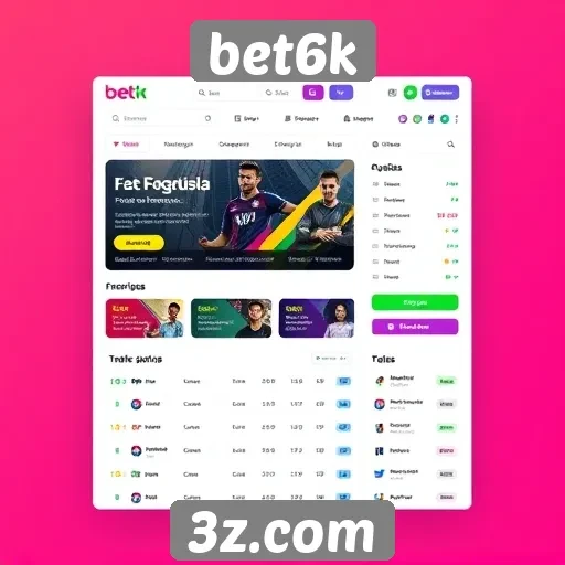 Revisão da interface do usuário no bet6k